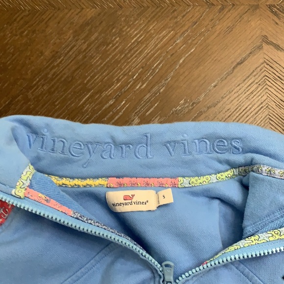 Vineyard Vines blue zip up pullover - Picture 13 of 17